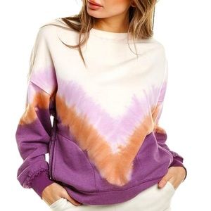 Free people movement Tye Dye Sweat Shirt S Medium